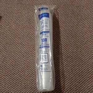 100x 3.5 oz plastic drink cups